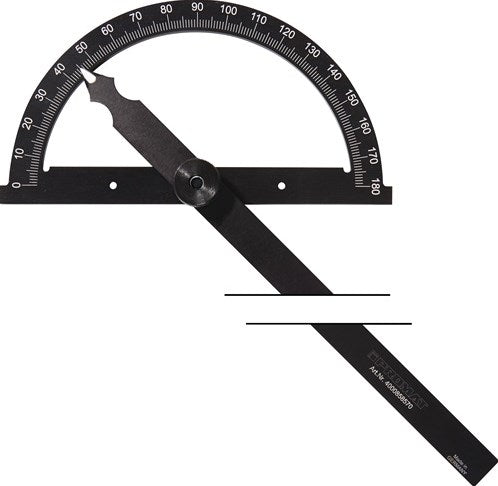 Mesureur d'angle Promat tecwerk | rapporteur-d. 200 mm | longueur de jambe 300 mm - 4000858570