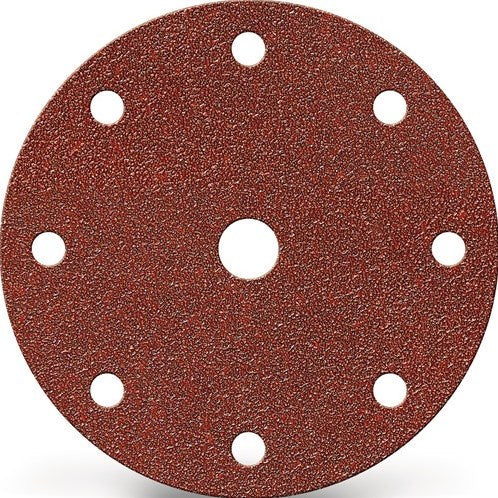 Patin de ponçage Promat tecwerk avec fermeture velcro | verre 1 150 mm grain 180 | pour bois métal corindon | trou numéro 8 + 1 - 4000842196