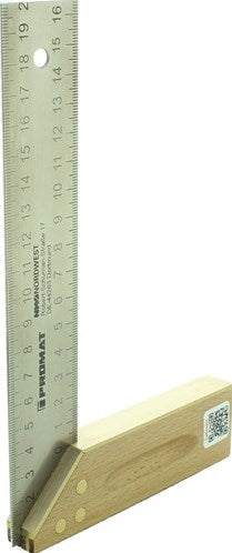 Équerre de menuiserie Promat tecwerk | longueur de jambe 300 mm | avec onglet - 4000858474