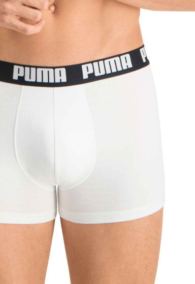 Puma Basic Boxer Men (Pack of 2) Black White Taille xl