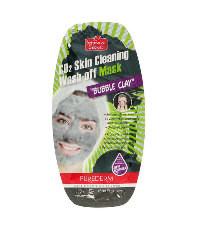 Masque facial nettoyant à l'argile à bulles Purederm