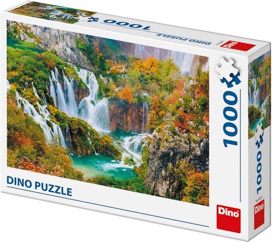 Dinotoys Dino Puzzle - Cascades Plitvice Croatie - 1000 pièces