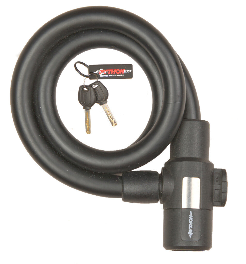 Câble antivol Python Lock 15mmx90cm, avec support