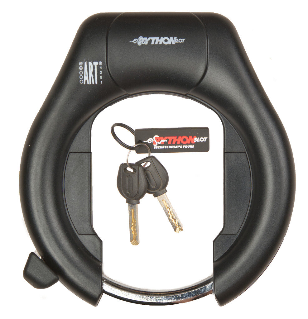 Serrure de cadre Python lourde, noire, art-2
