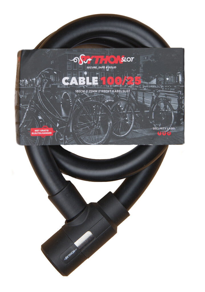 Câble antivol Buzaglo python lock 25mmx100cm
