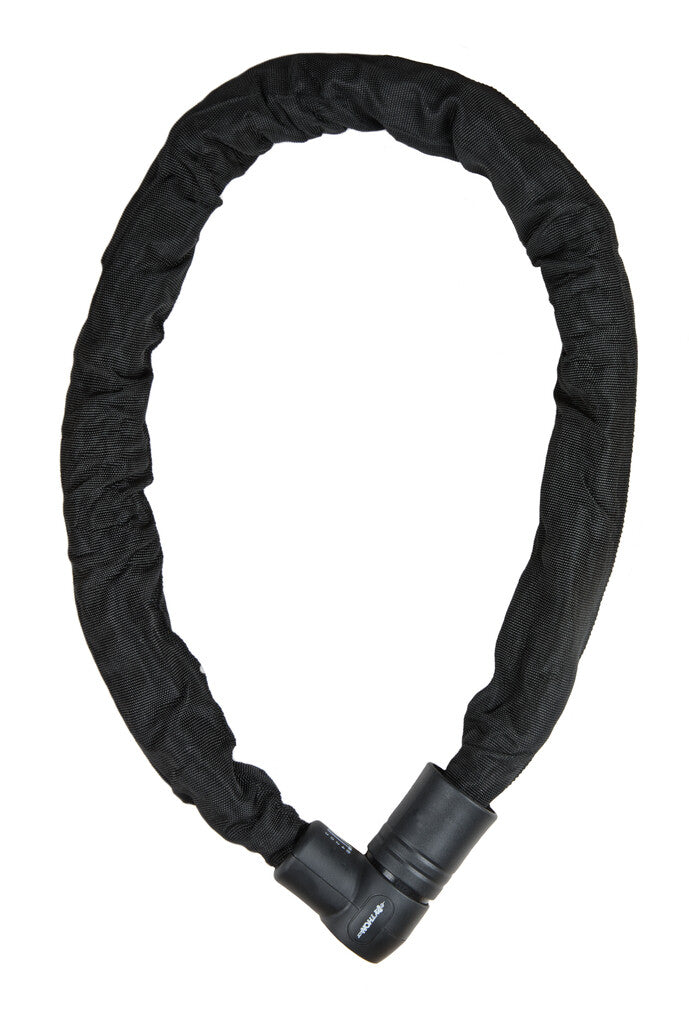 Antivol à chaîne en python avec couvercle en nylon noir