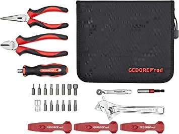 Gedore r21702025 | ensemble d'outils pour vélo | pour atelier | 25 pièces 3300195