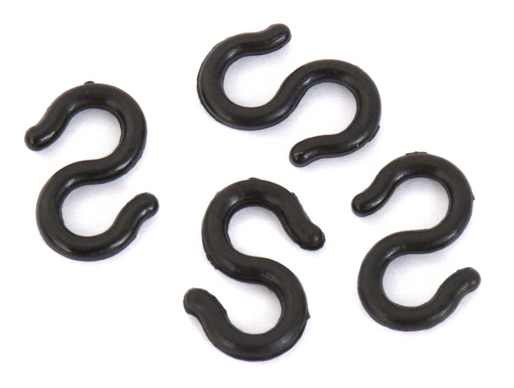 Crochets de connexion Radon pour câbles de frein de changement de vitesse noirs (4 pièces)