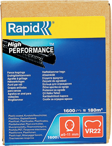 Horings d'escrime rapides vr22 | 1 600 pièces | noir - 40017338