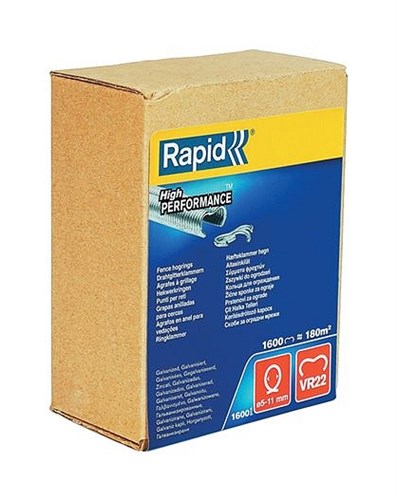 Anneaux pour porcs de clôture Rapid vr22, 1 600 pièces - 40108810 - 40108810