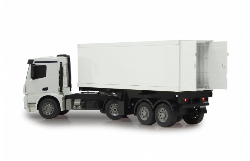 Jamara RC Mercedes-Benz Arocs Container Truck 2,4 GHz blanc 1:20