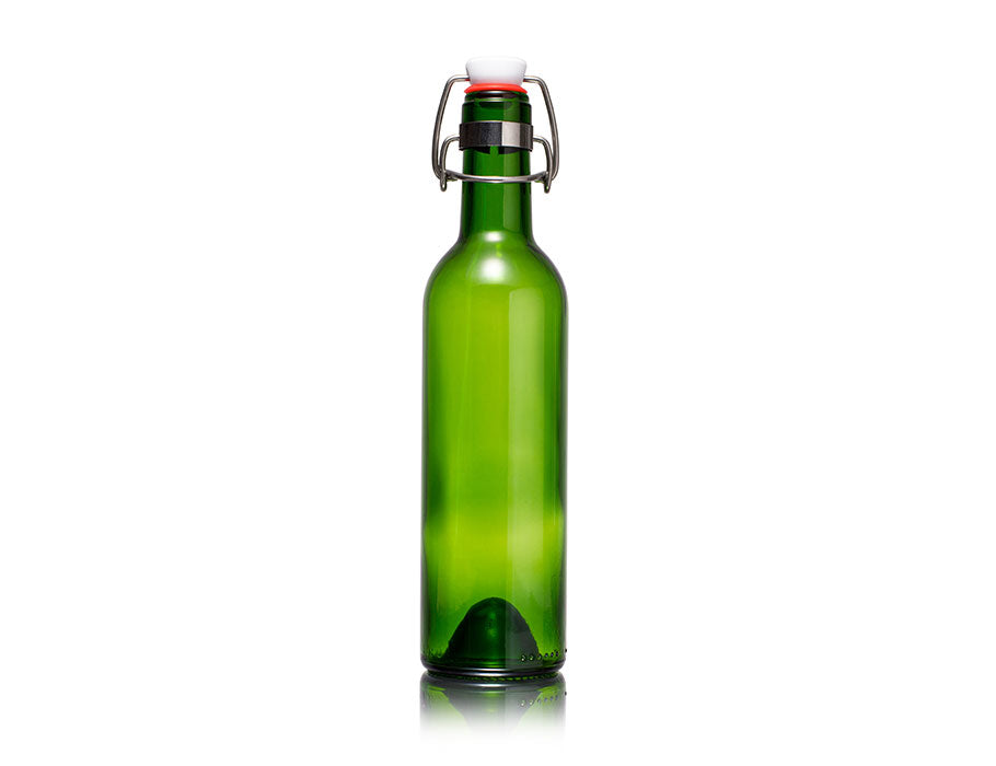 Bouteille rebottée - 375 ml - vert
