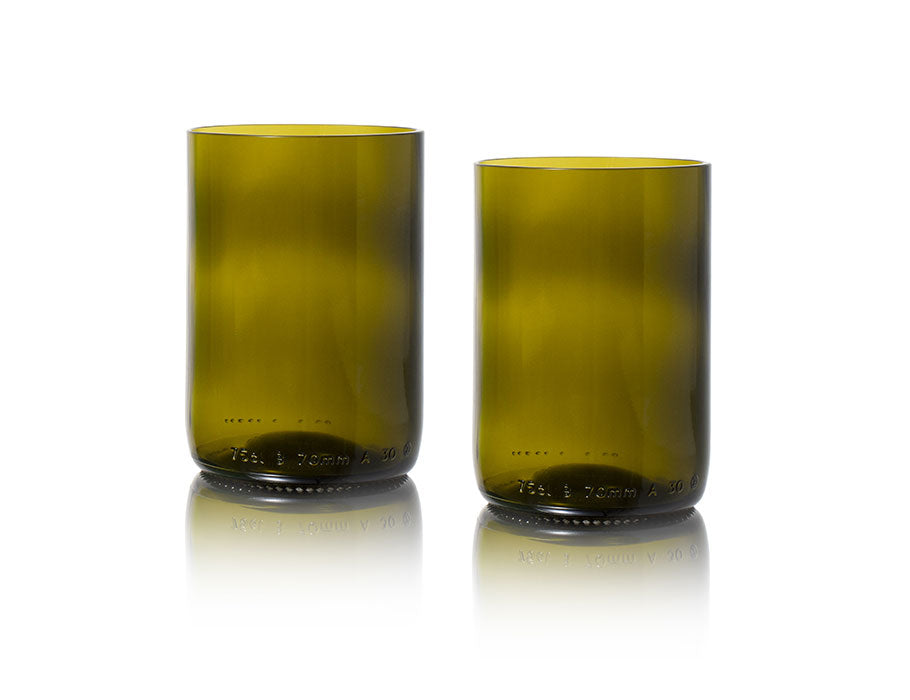Olive de 2 packs de verre rebottlé de 2 ans