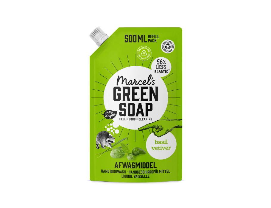 Marcel's Green Soap Rechill - Adjoint - Vétiver de basilic - 500 ml