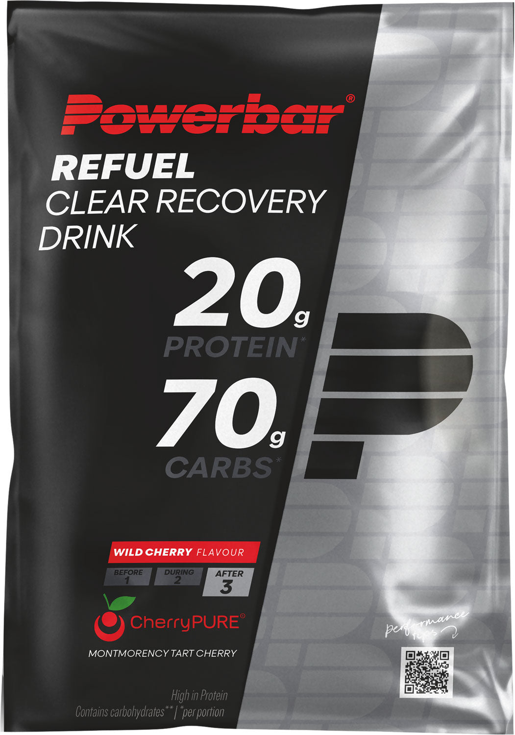 Boisson de récupération de ravitaillement Powerbar Black Line 97g
