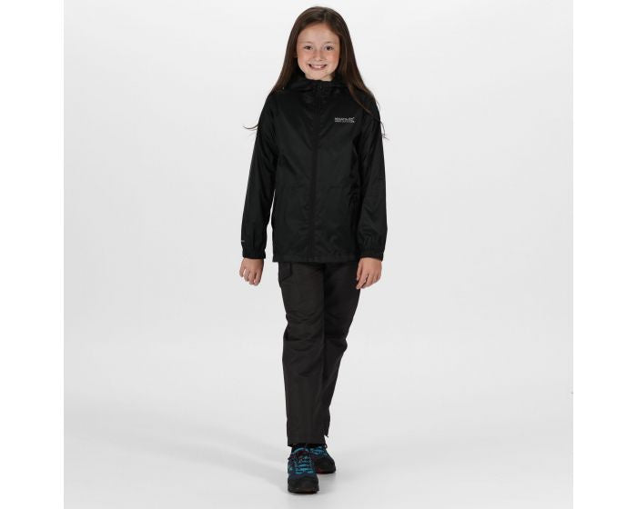 Regatta Pack It Jack Junior Black Size 135-140