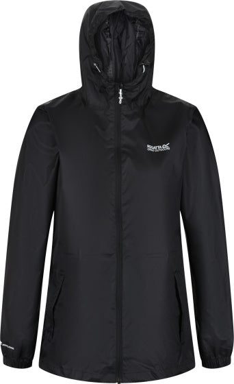Regatta pack-it iii veste de pluie dames noires taille xxl