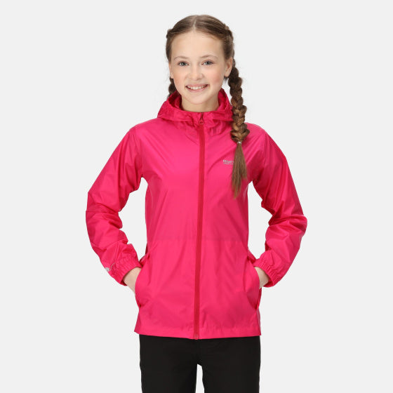 Regatta Pack it III Raincoat Girls Pink Taille 9-10 ans