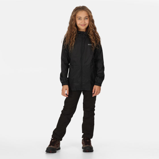 Regatta Pack it III Raincoat Girls Black 13 ans