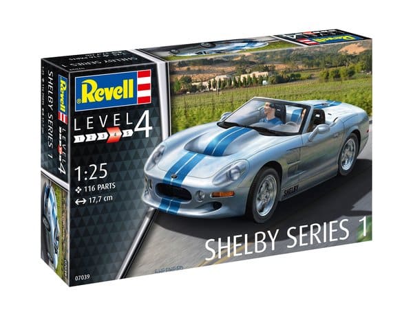 Revell - voiture roadster shelby série 1 07039