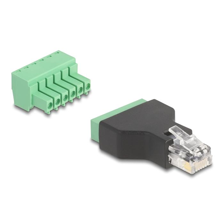 Adaptateur fiche Rj12 vers bornier à vis