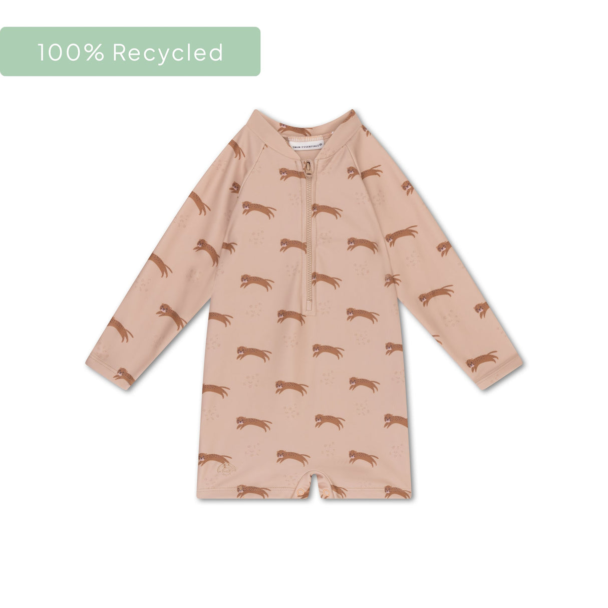 Itinérant | maillot de bain anti-UV marron pour garçons