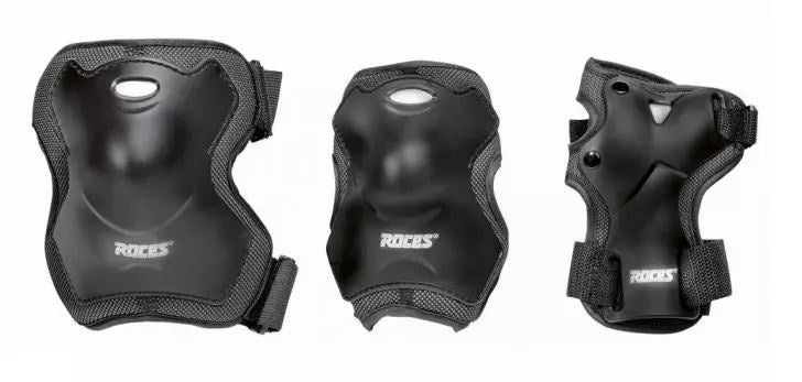Roces Skate Protection Set Super Unisexe Black Taille M 6 pièces