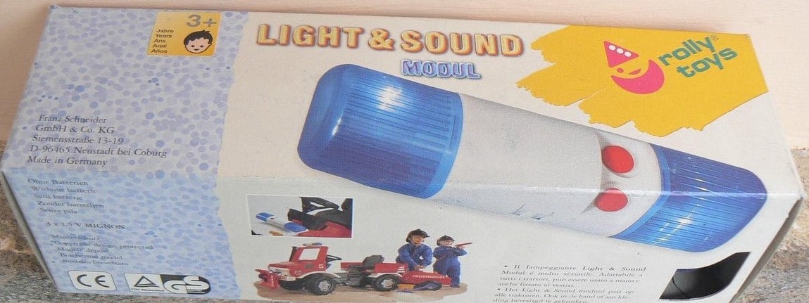 Jouets Rolly - voyants d'alarme bleus avec 3 réglages différents