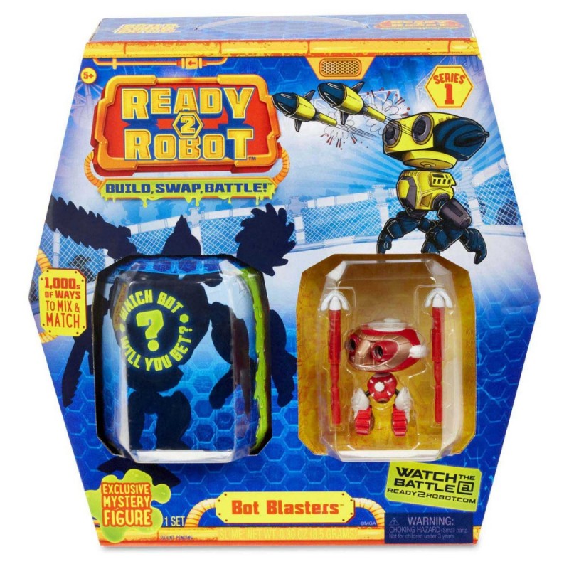 Brand Unit Ready 2 robots blasters rouges créez votre propre robot