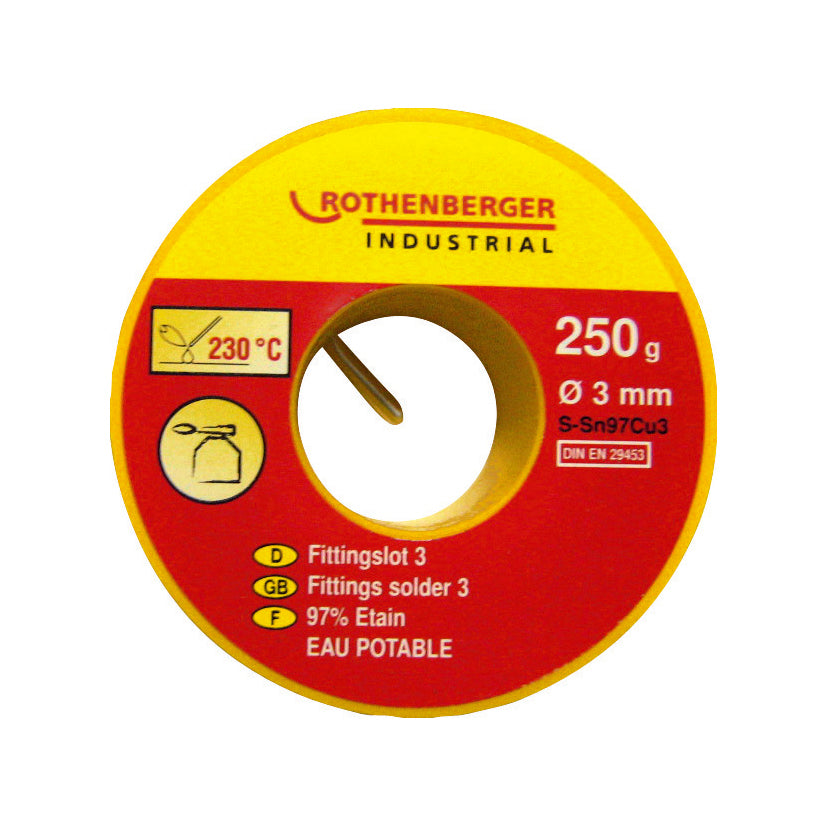 Soudure pour raccord Rothenberger 3mm 50g
