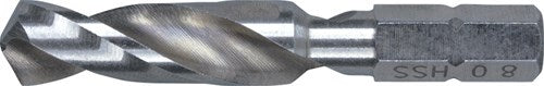 Rotec foret hélicoïdal hss 6,0 mm 1 enregistrement 4 bits
