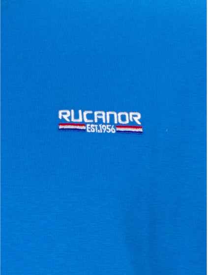 Rucanor Raffi Basic Shirt Round Hals Men Blue Taille xl