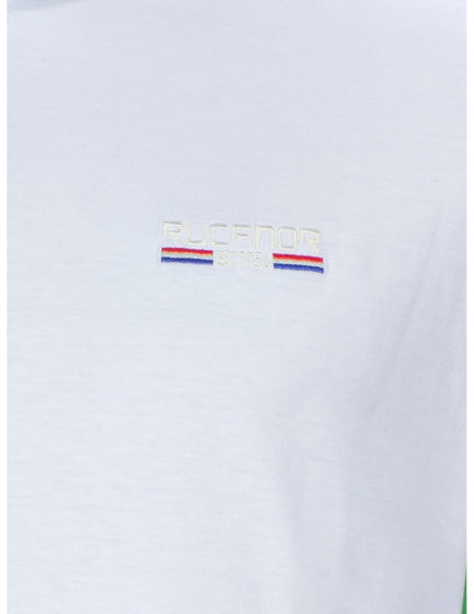 Rucanor Raffi Basic Shirt Round Hals Men's White Taille M