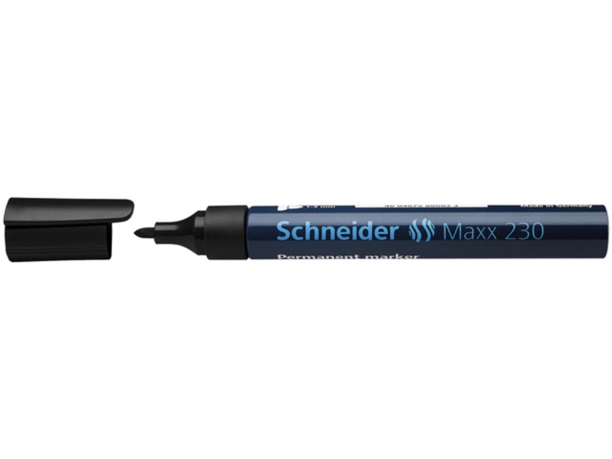 Schneider marqueur permanent 230 rond noir 10 pcs