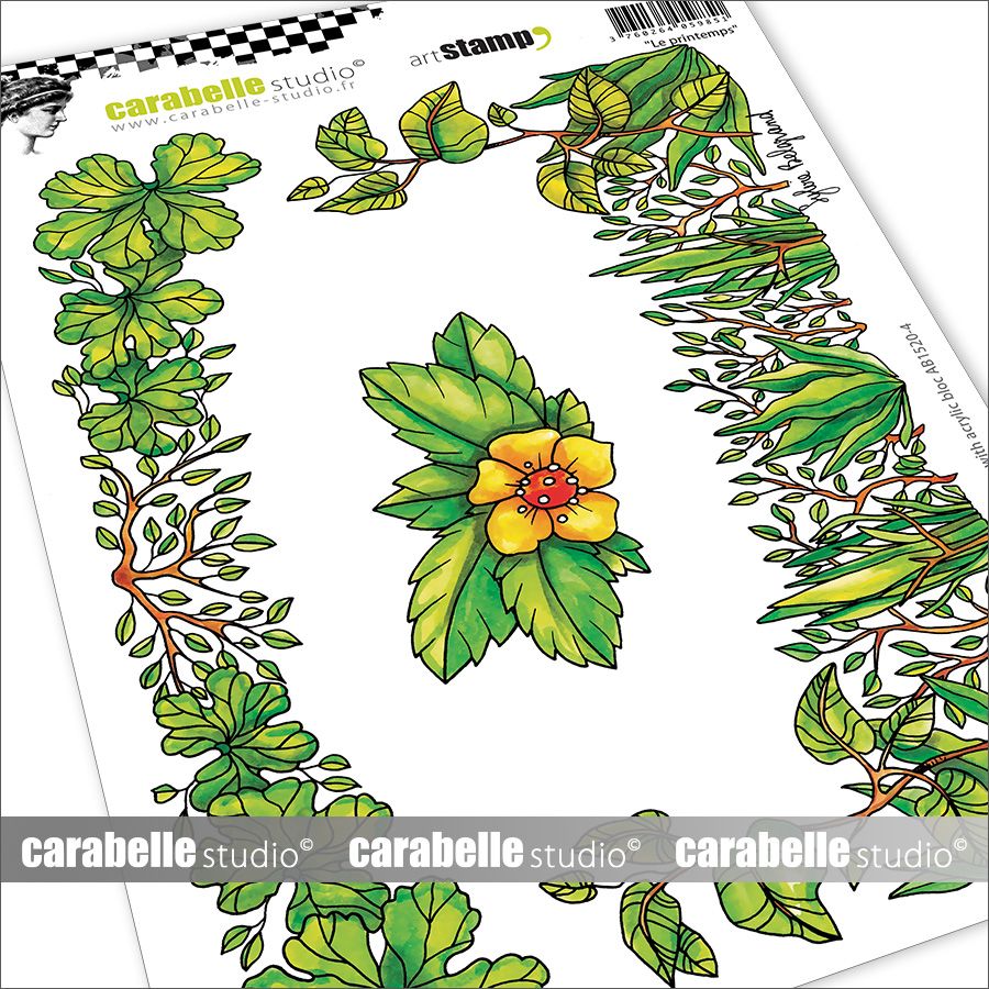 Carabelle studio • cling stamp a5 spring by sylvie belgrand