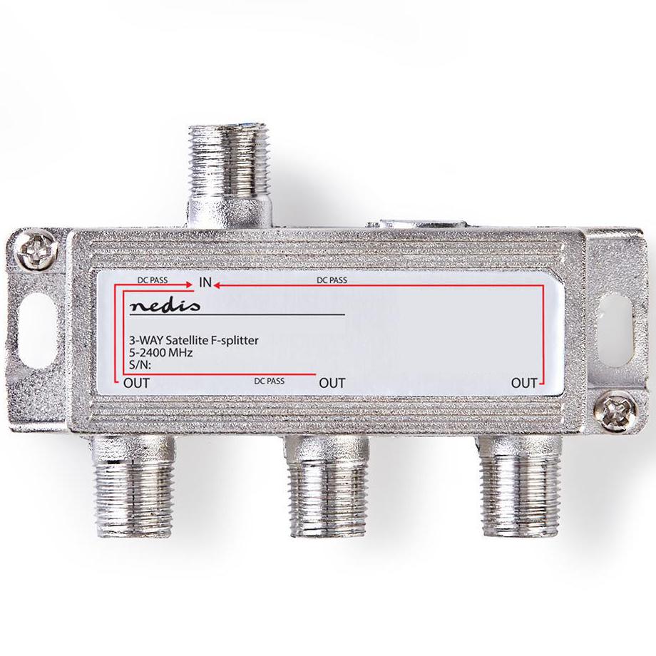 Prise multiple Nedis - 3 voies