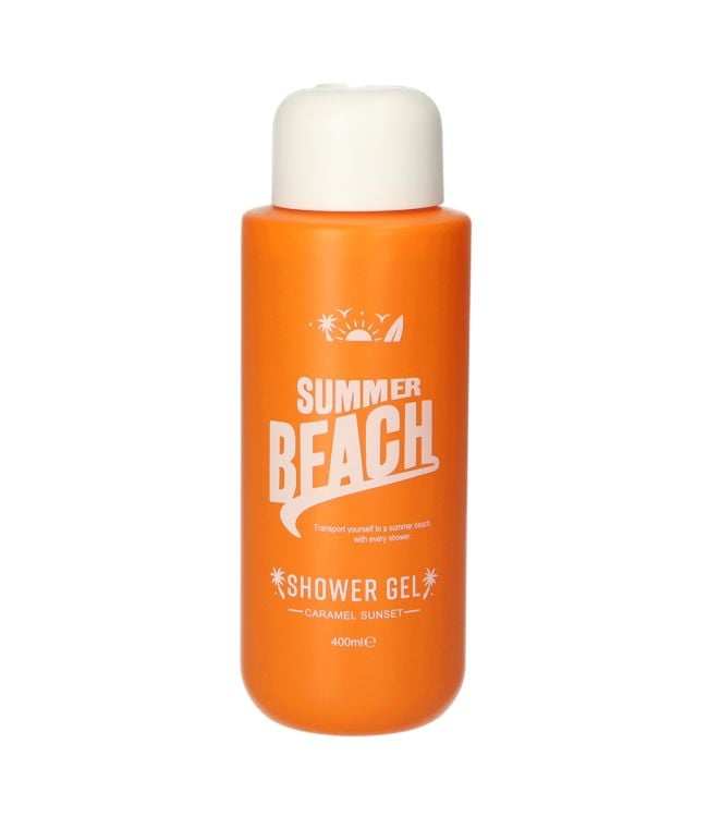 Gel douche plage d'été caramel coucher de soleil 400ml