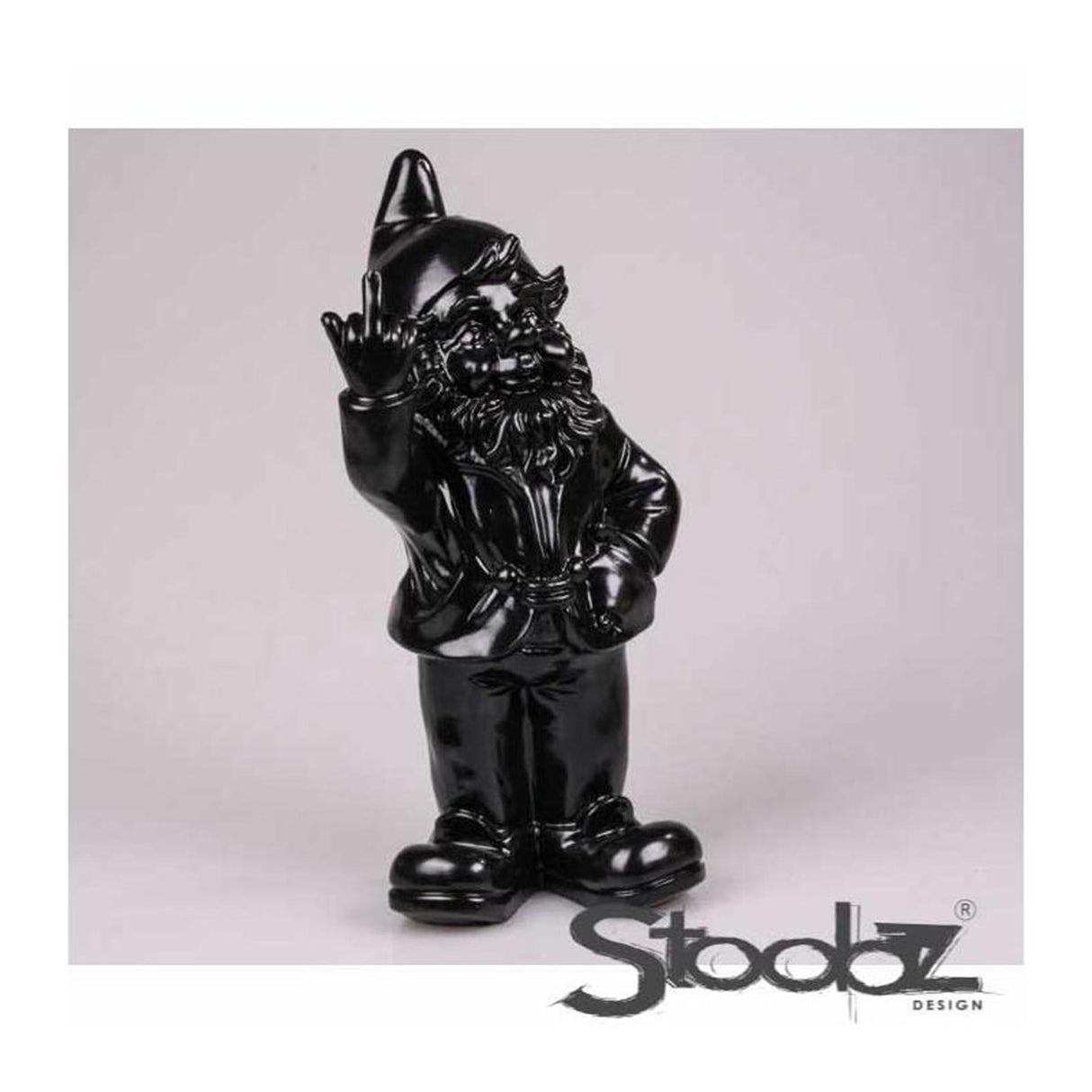 Stoobz design stoobz gnome va te faire foutre noir 20cm