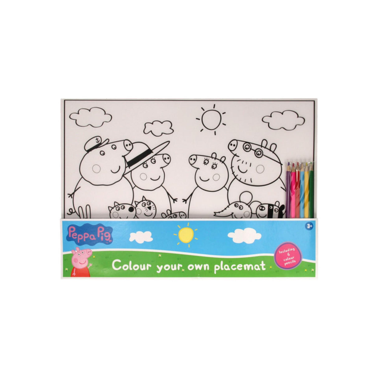 Gagne les couleurs de placemat holland peppa cochon