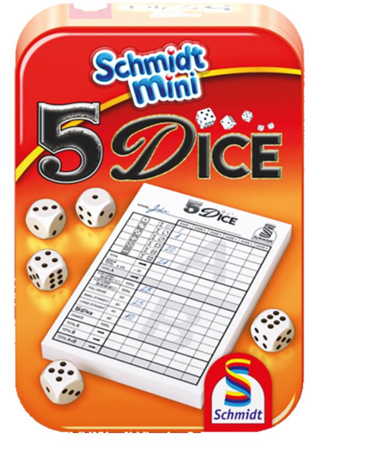 999games Schmidt 5 dés Yahtzee jeu de dés en boîte