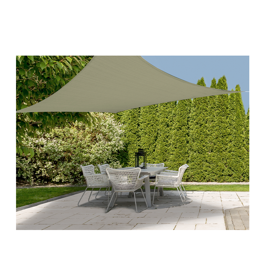 Progarden Shade tissu carré 3x3 m vert
