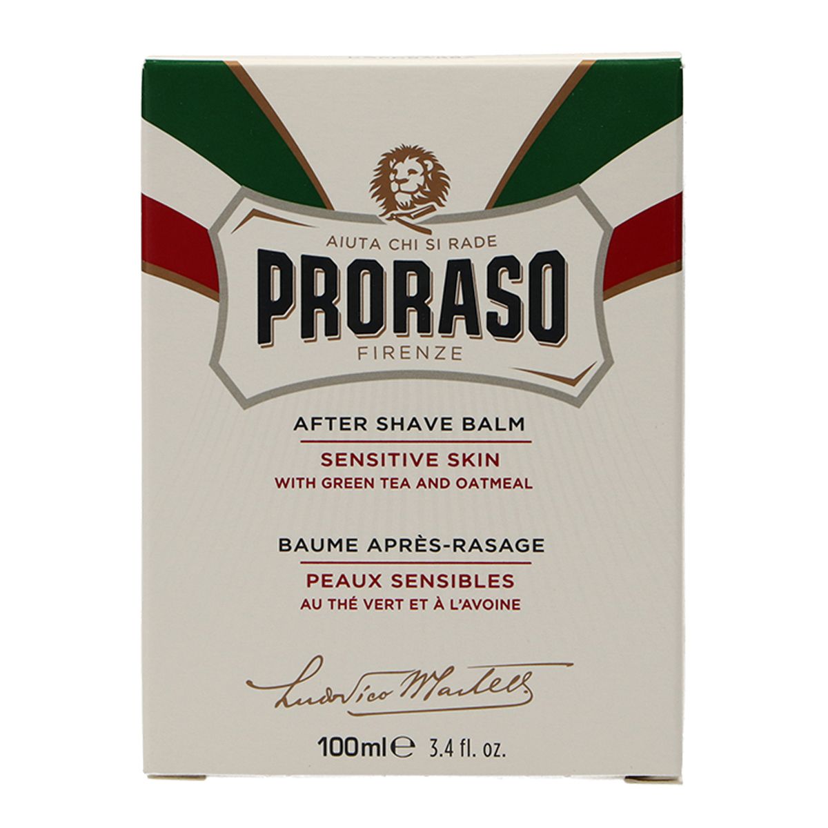 Proraso baume après-rasage liquide thé vert 100ml