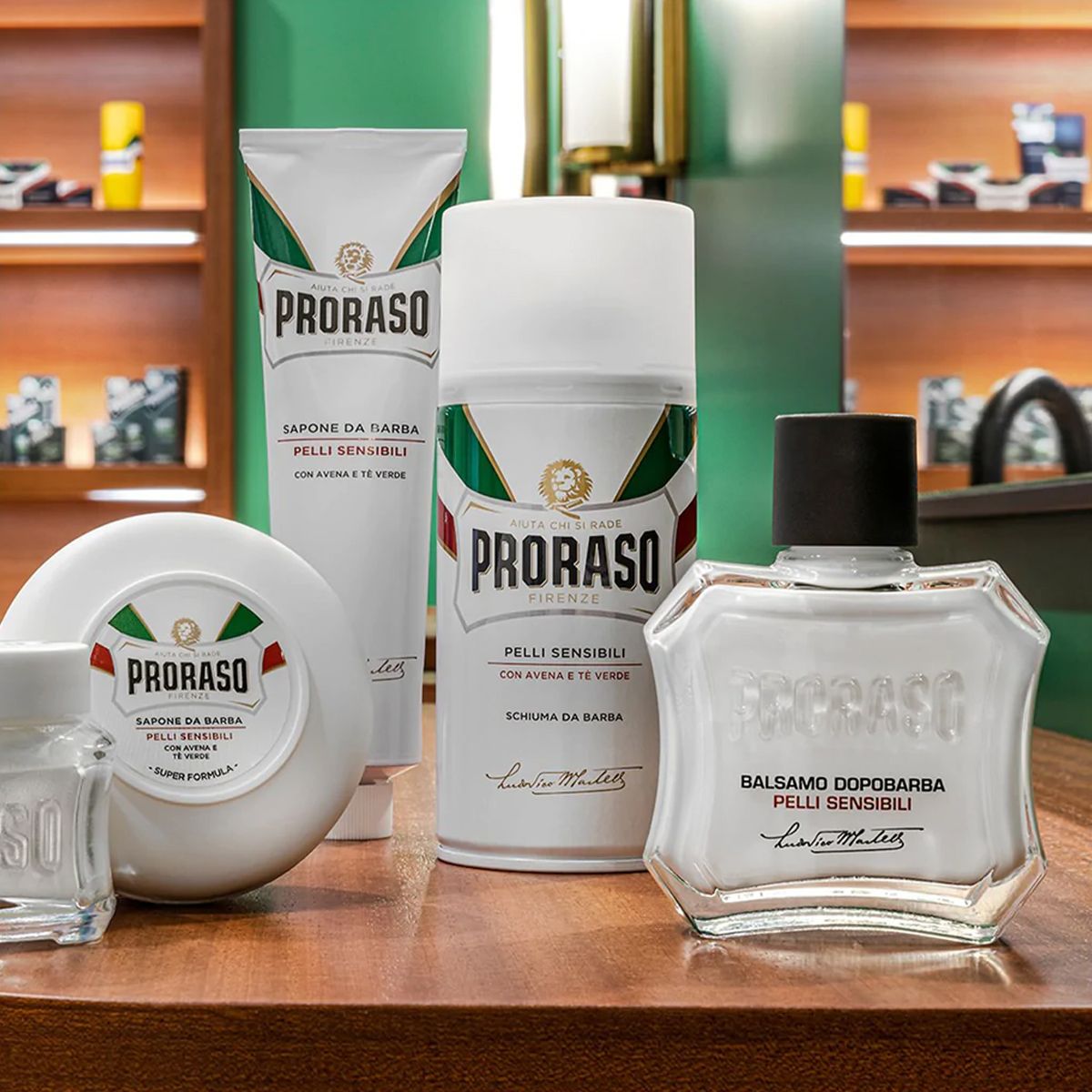 Proraso mousse à raser thé vert 300ml