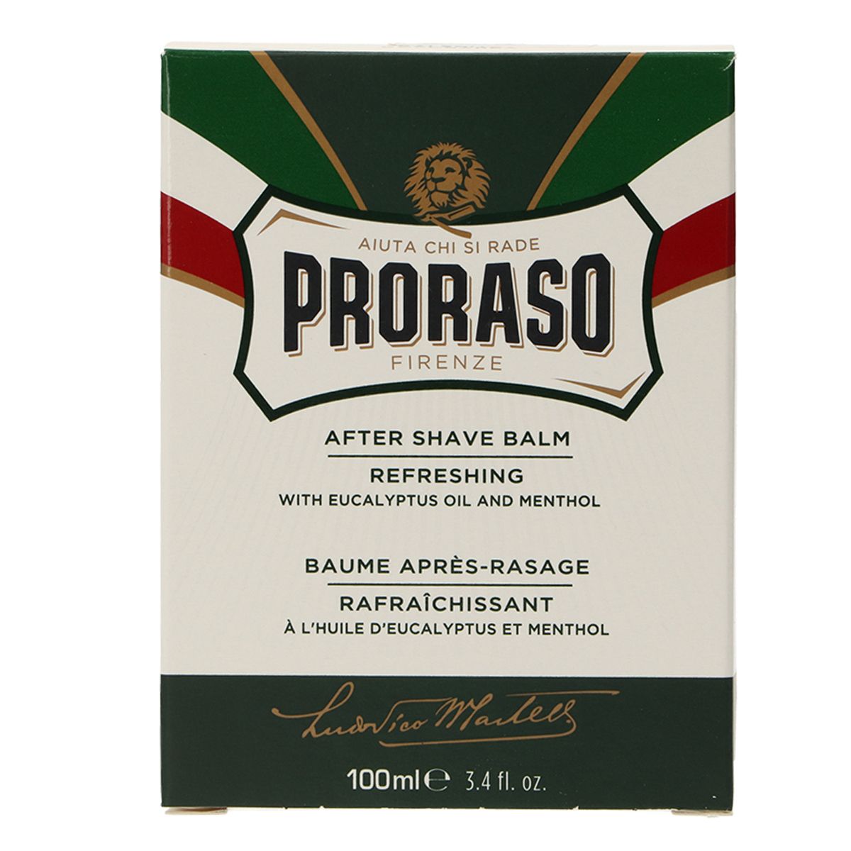 Proraso baume après-rasage eucalyptus liquide 100ml