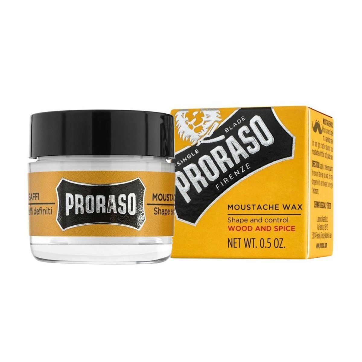 Proraso cire à moustache épice de bois 15ml