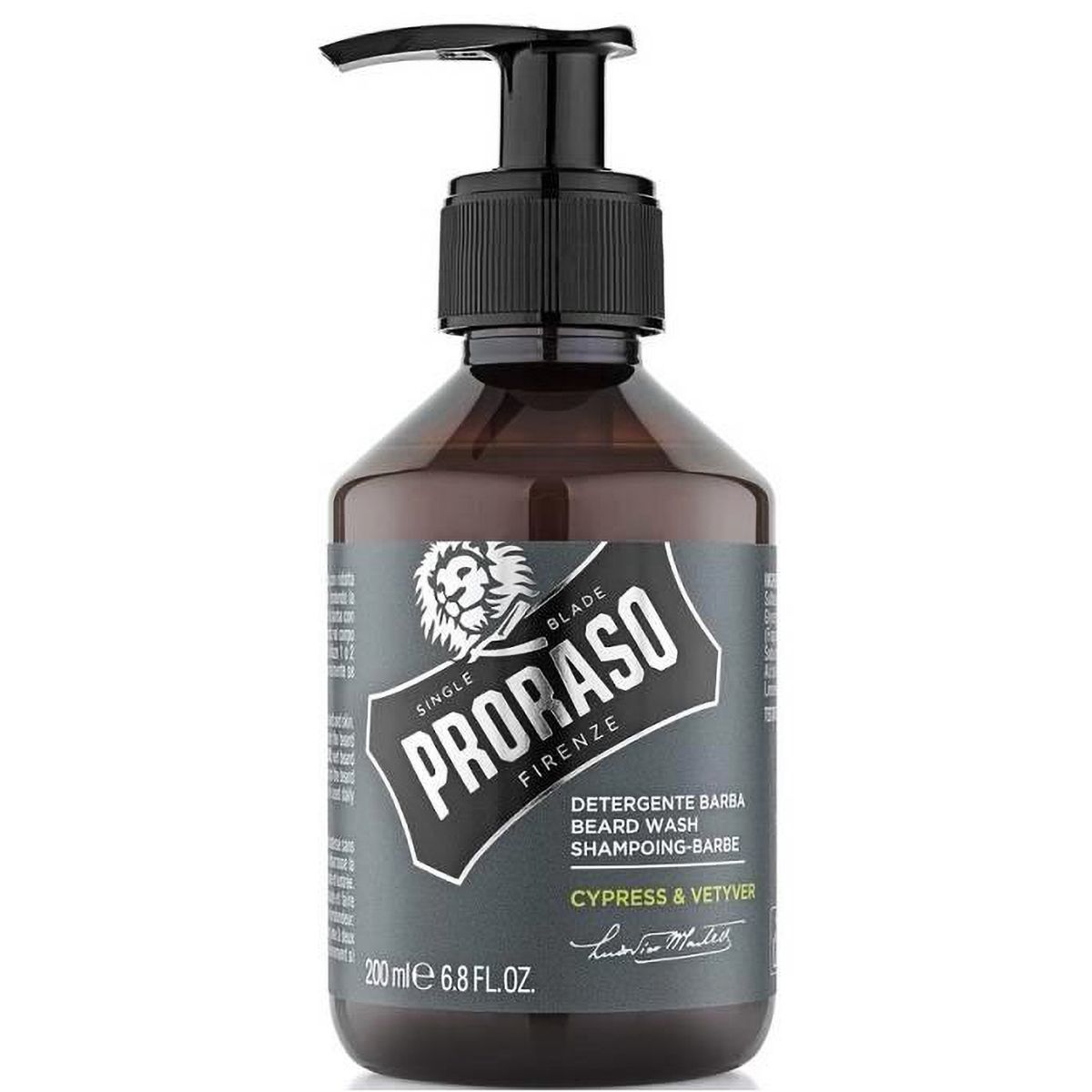Proraso nettoyant pour barbe cyprès vétiver 200ml