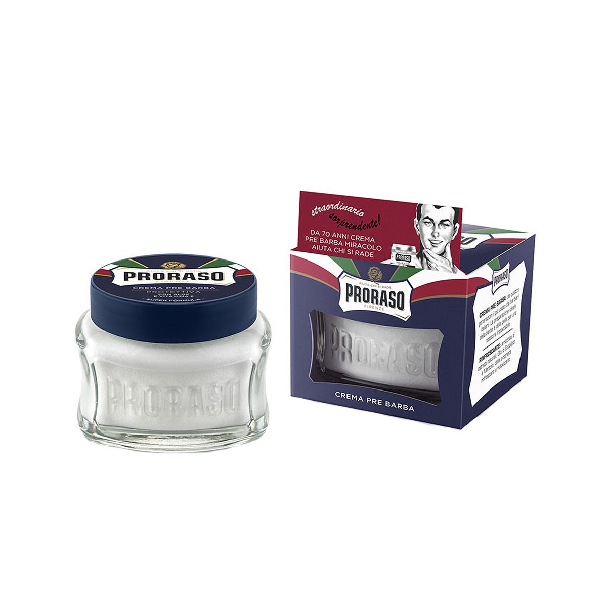 Proraso crème pré-rasage citron vert azur 100ml