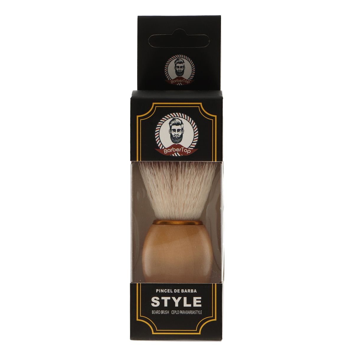 Blaireau pré-coiffeur Havane