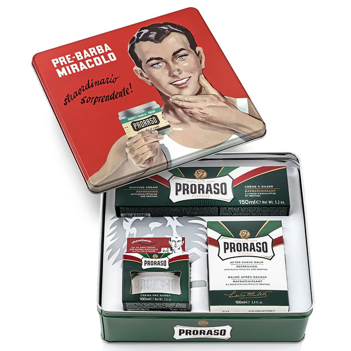 Coffret cadeau rasage Proraso eucalyptus