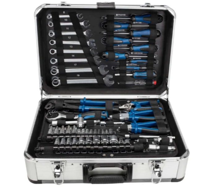 Scheppach Scheppach 101 pièces Set TB150 avec valise en aluminium